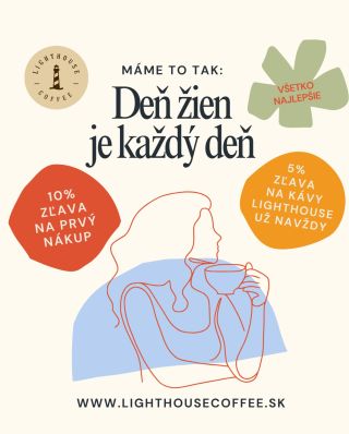 V @lighthousecoffee.sk je každý deň dôvod na oslavu! ☕🎉 Nečakáme na špeciálne príležitosti, aby sme vám dopriali výhodné...